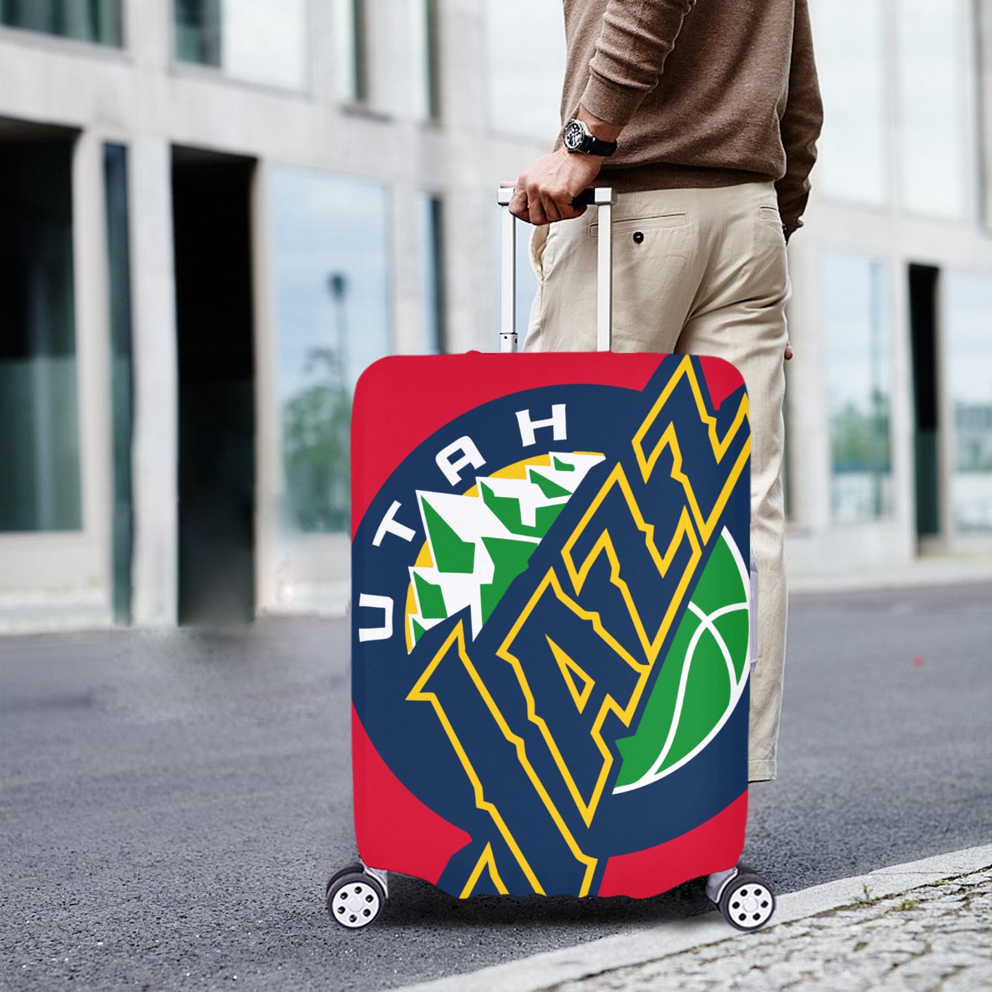 Utah Jazz Luggage Cover