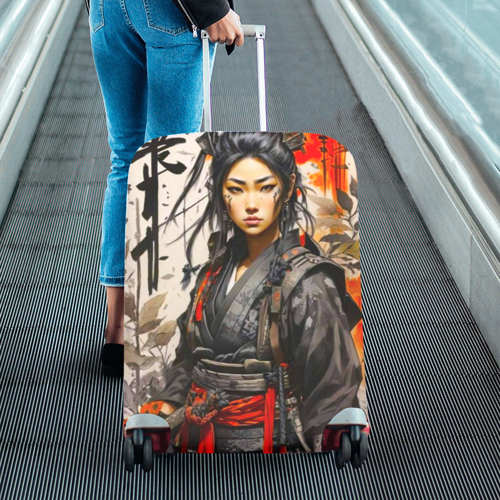 Japanese Themed Luggage Cover