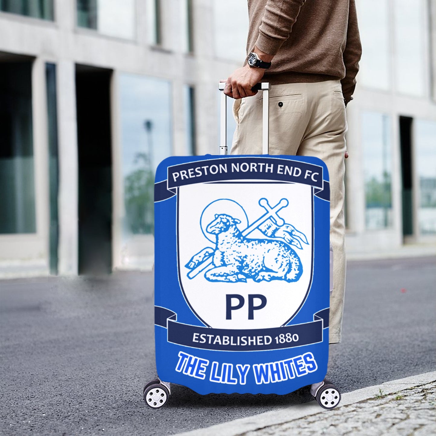 Preston Northend FC Luggage Cover