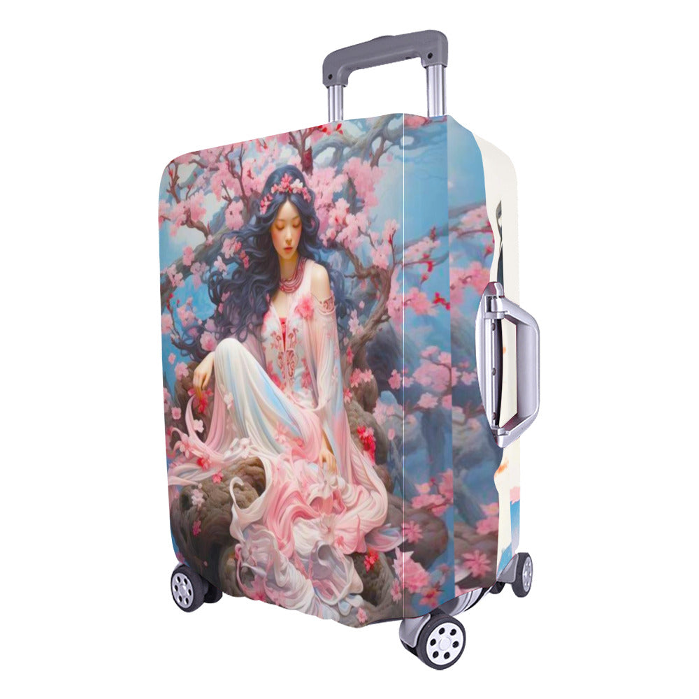 Japanese Themed Luggage Cover