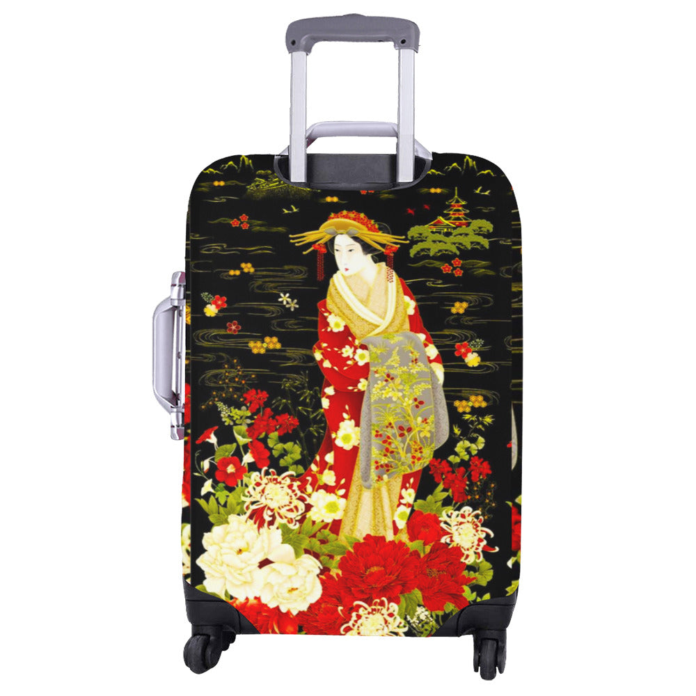 Japanese Themed Luggage Cover