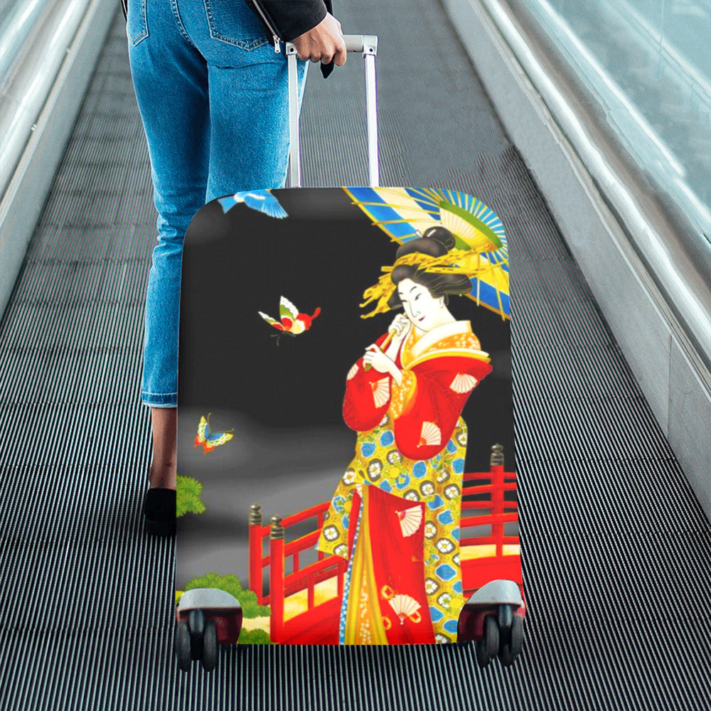 Japanese Themed Luggage Cover