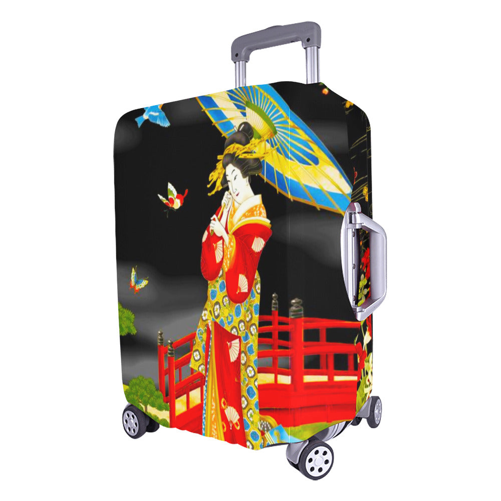 Japanese Themed Luggage Cover