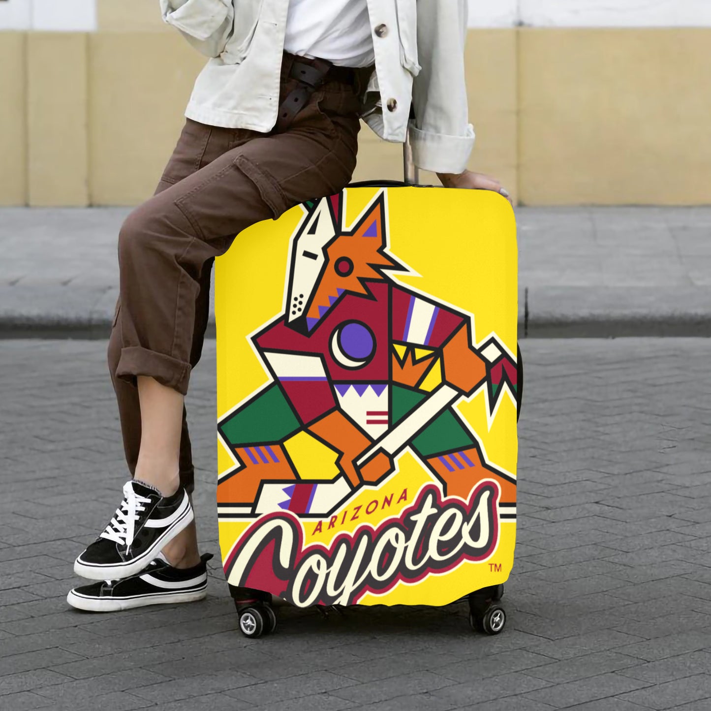 Arizona Coyotes Luggage Cover