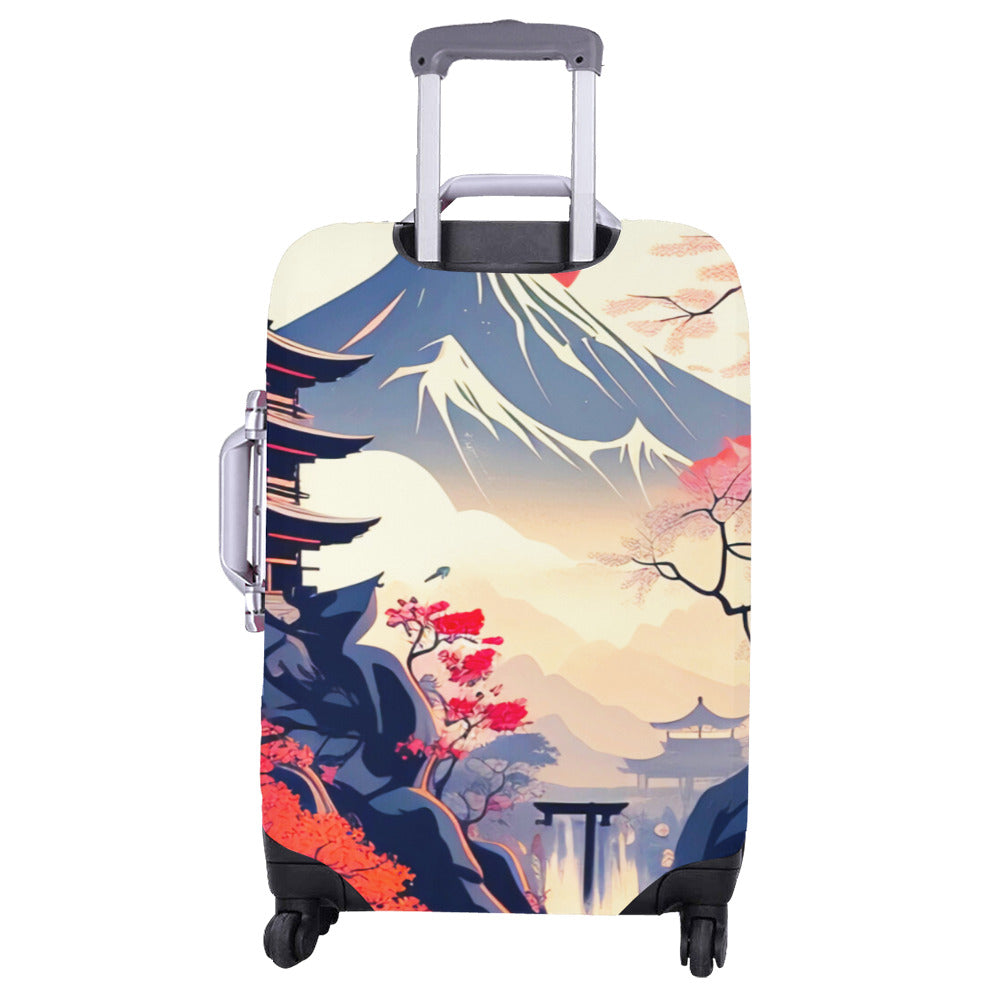 Japanese Themed Luggage Cover