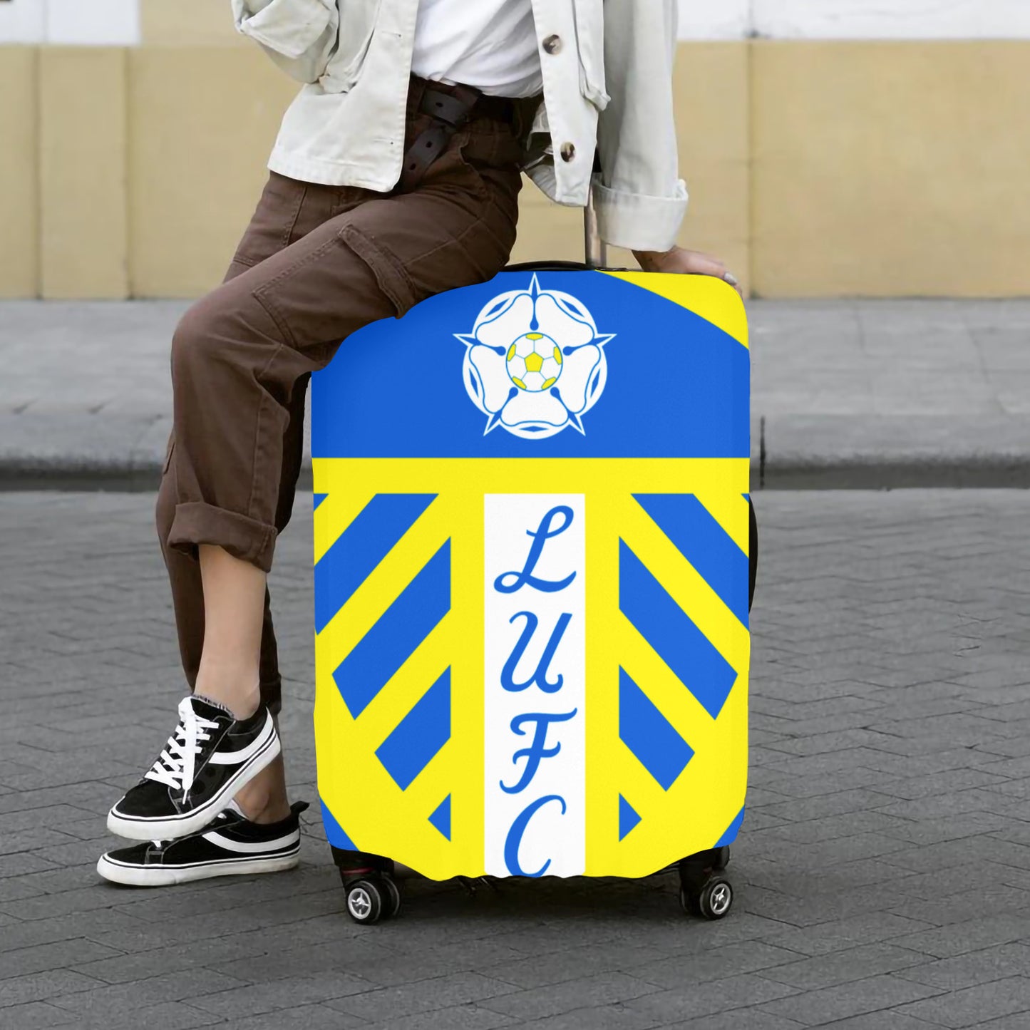 Leeds Utd Luggage Cover