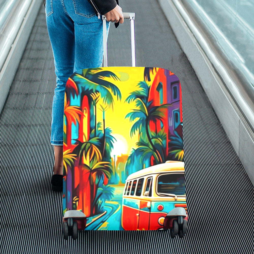 Summer Themed Luggage Cover