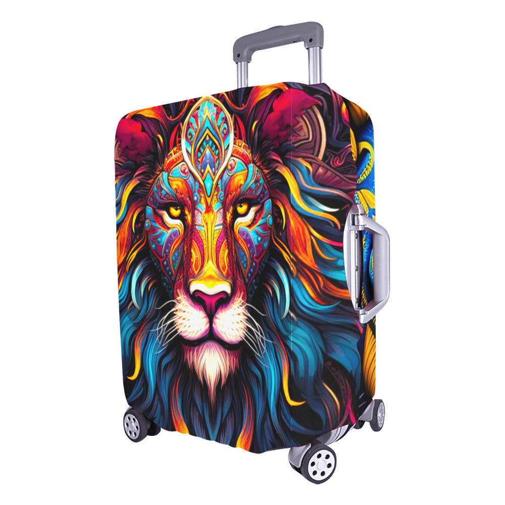 Lion Art Luggage Cover