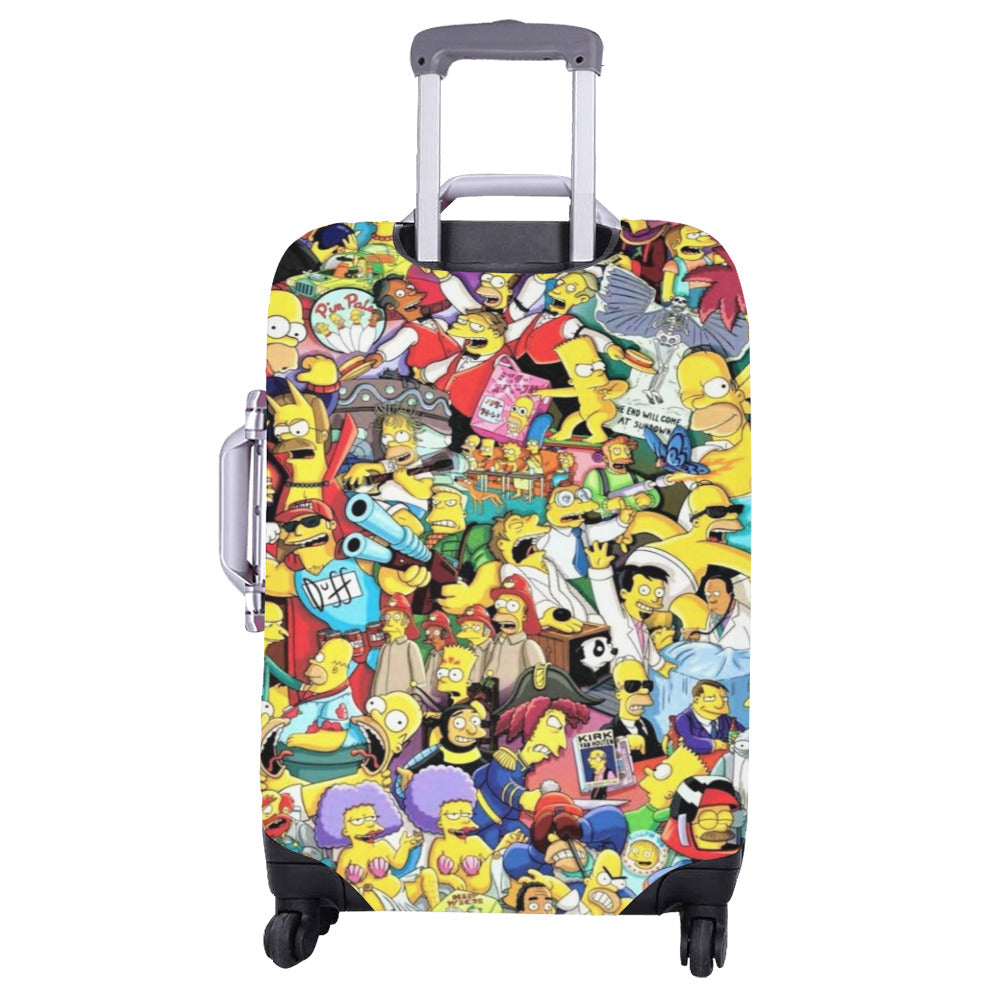 Simpsons Luggage Cover