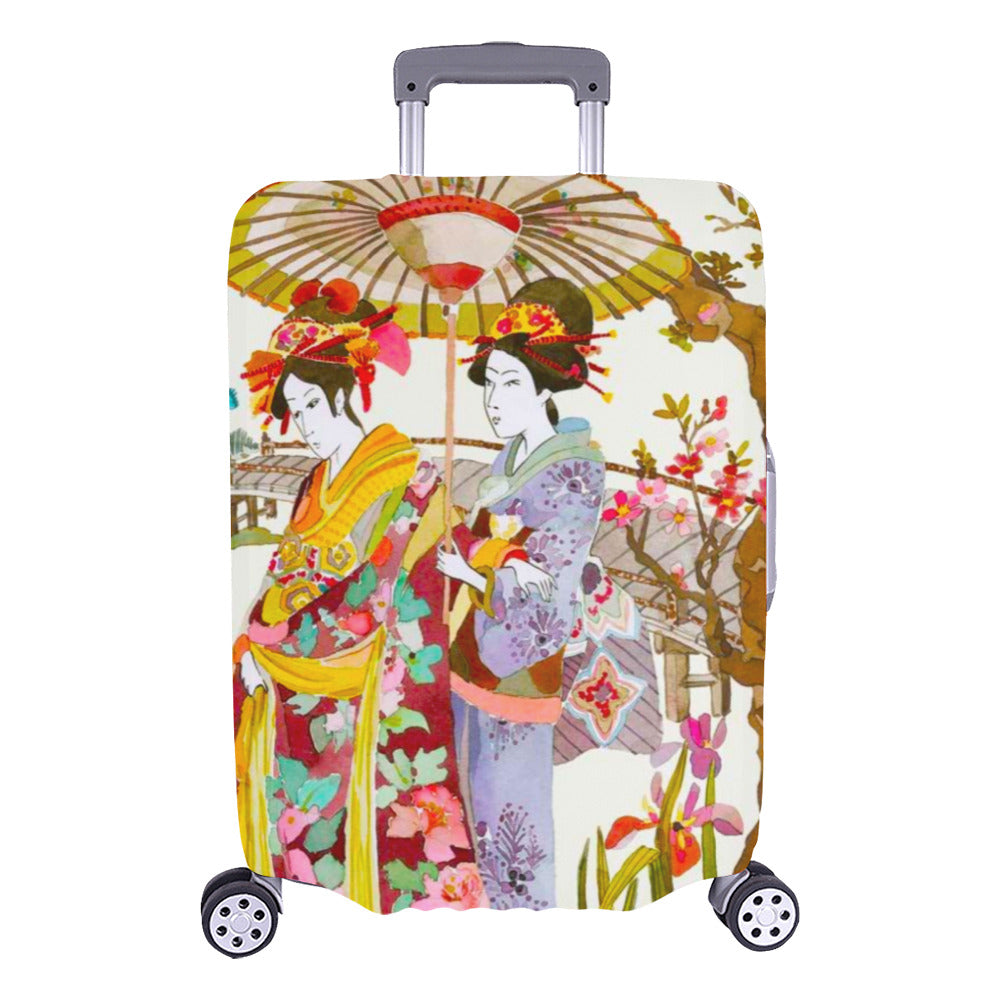 Japanese Themed Luggage Cover