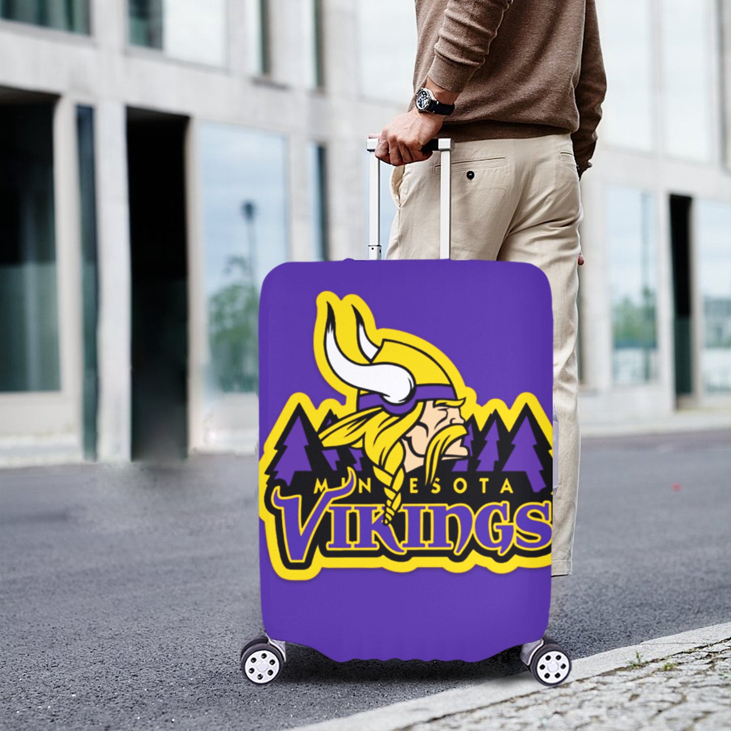 Minnesota Vikings Luggage Cover