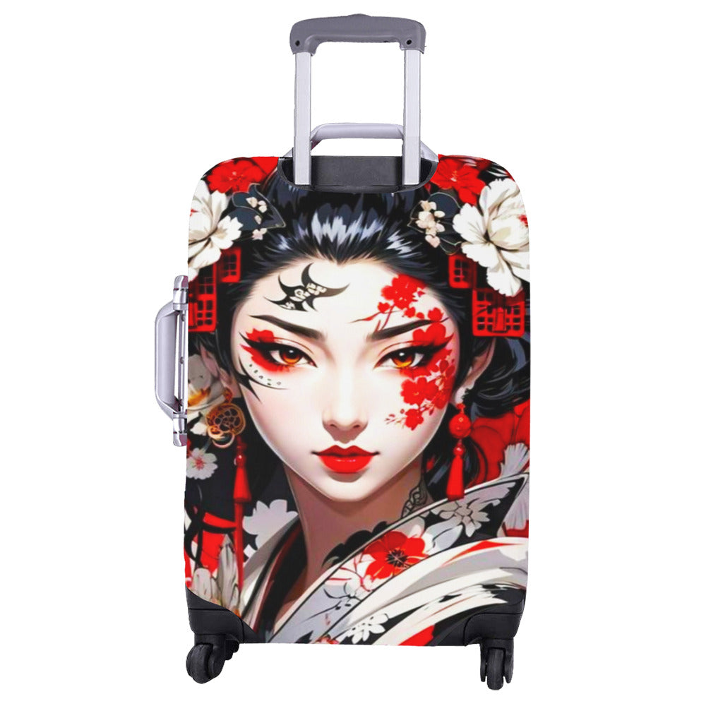 Japanese Themed Luggage Cover